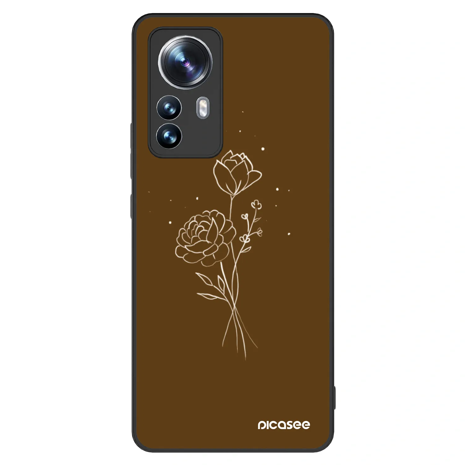 Picasee ULTIMATE CASE za Xiaomi 12 Pro - Brown flowers
