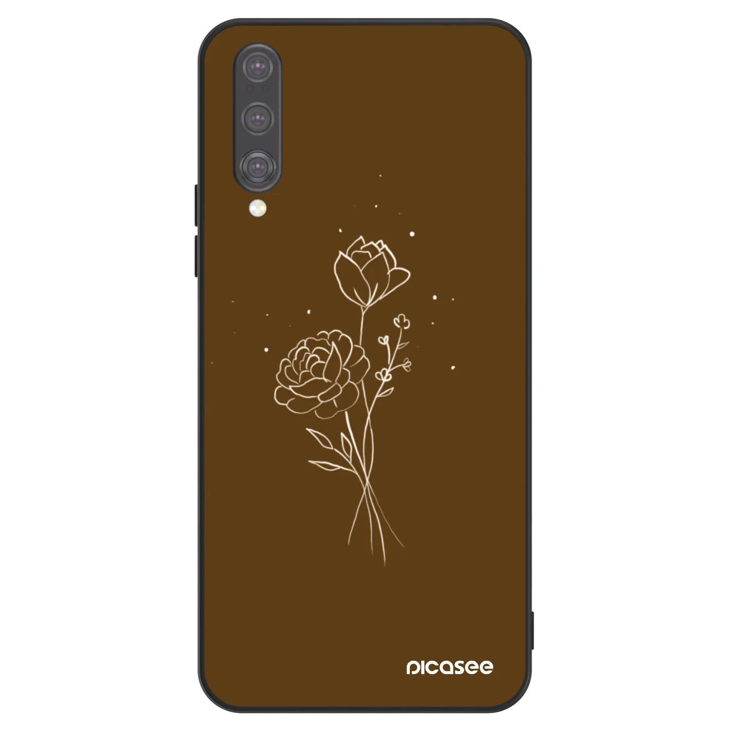 Picasee ULTIMATE CASE za Huawei P20 Pro - Brown flowers
