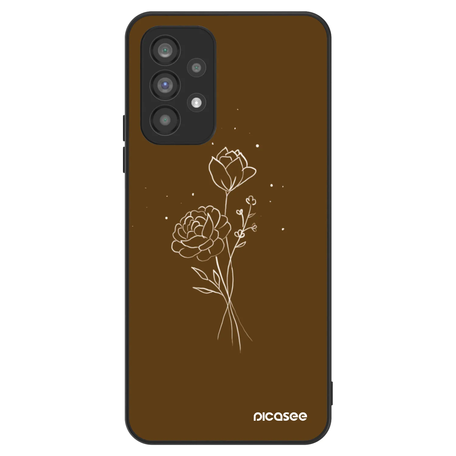 Picasee ULTIMATE CASE za Samsung Galaxy A73 5G - Brown flowers