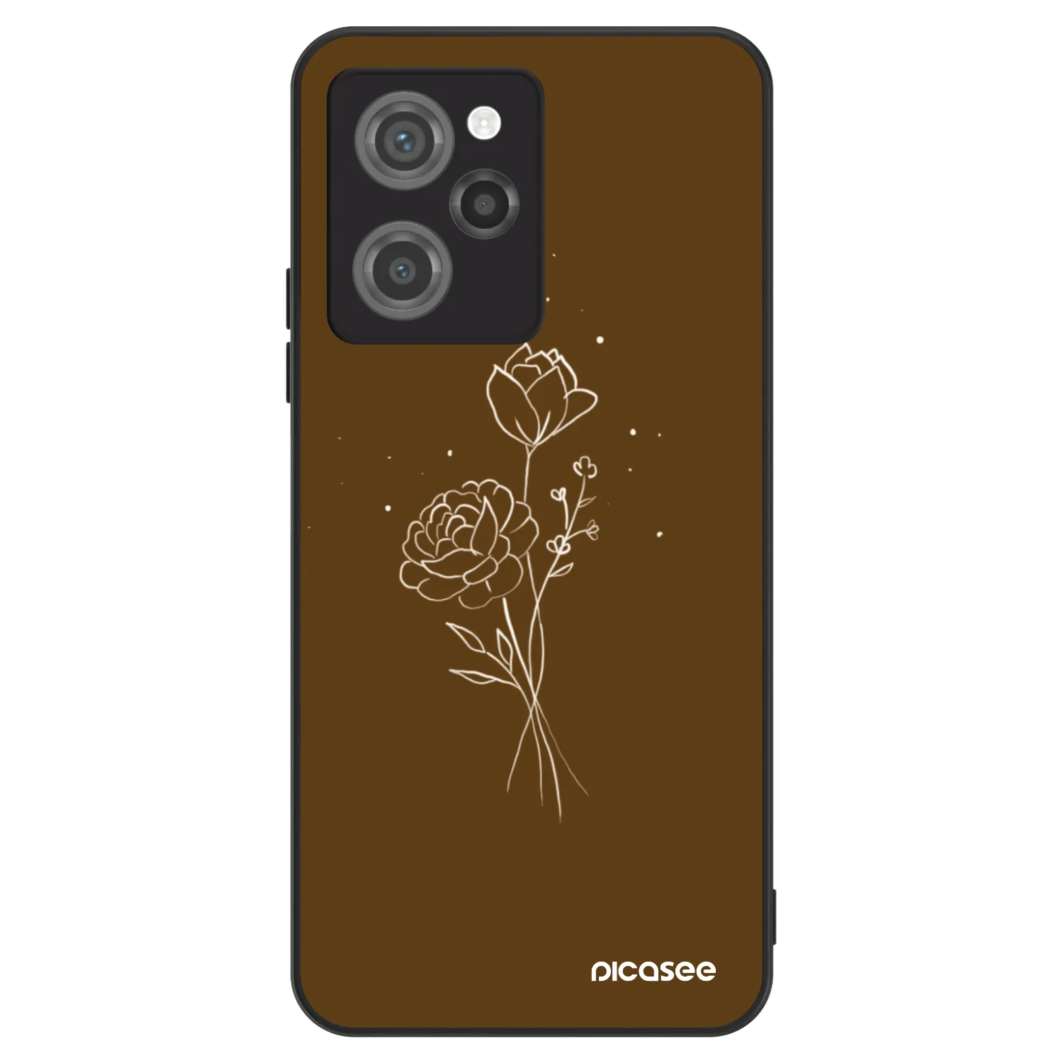 Picasee ULTIMATE CASE za Xiaomi Poco X5 Pro - Brown flowers