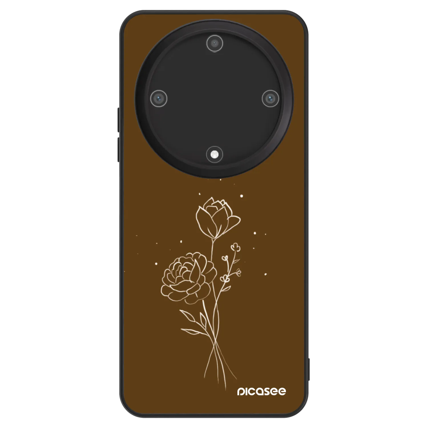 Picasee ULTIMATE CASE za Honor Magic5 Lite 5G - Brown flowers
