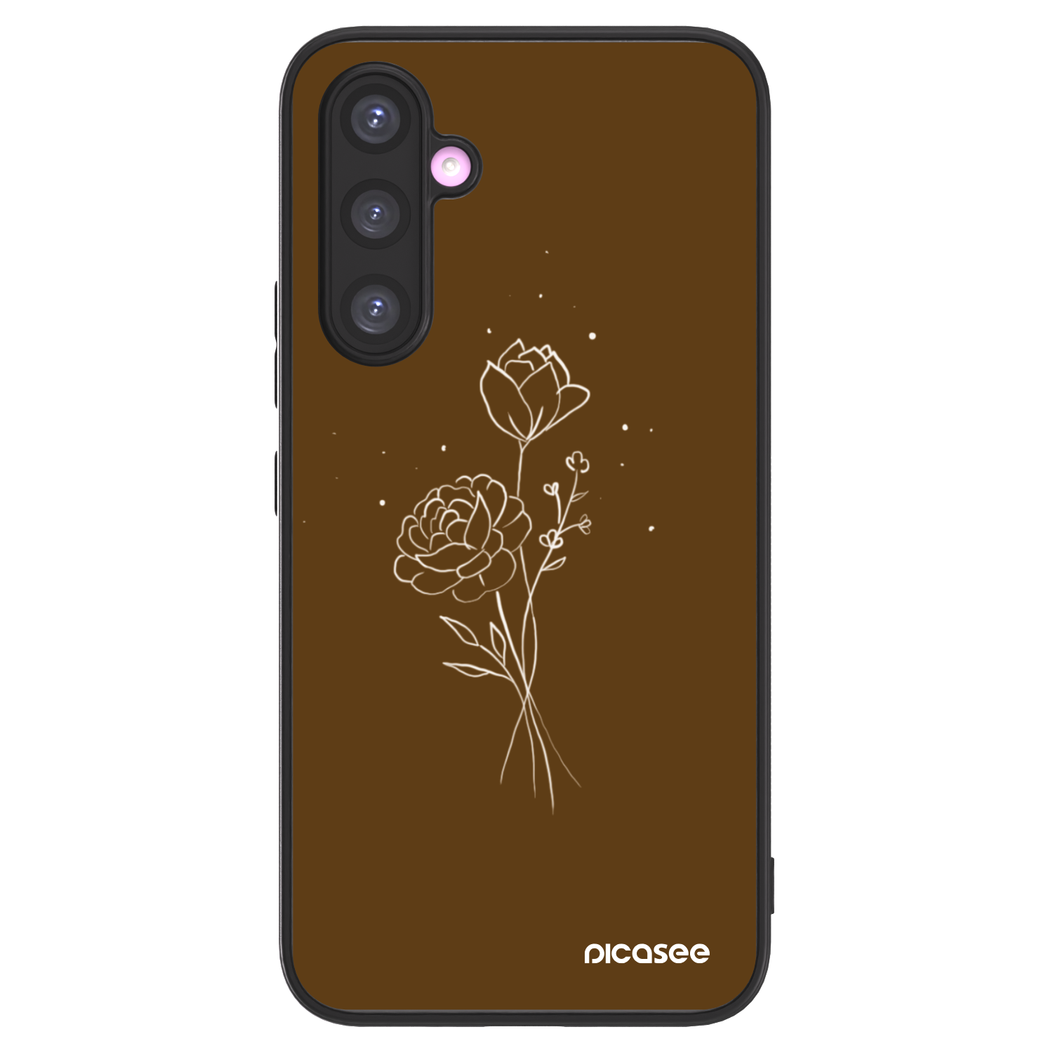 Picasee ULTIMATE CASE za Samsung Galaxy A54 5G A546B - Brown flowers