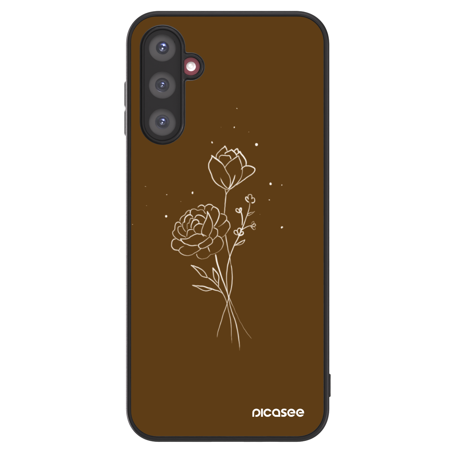 Picasee ULTIMATE CASE za Samsung Galaxy A14 5G A146P - Brown flowers
