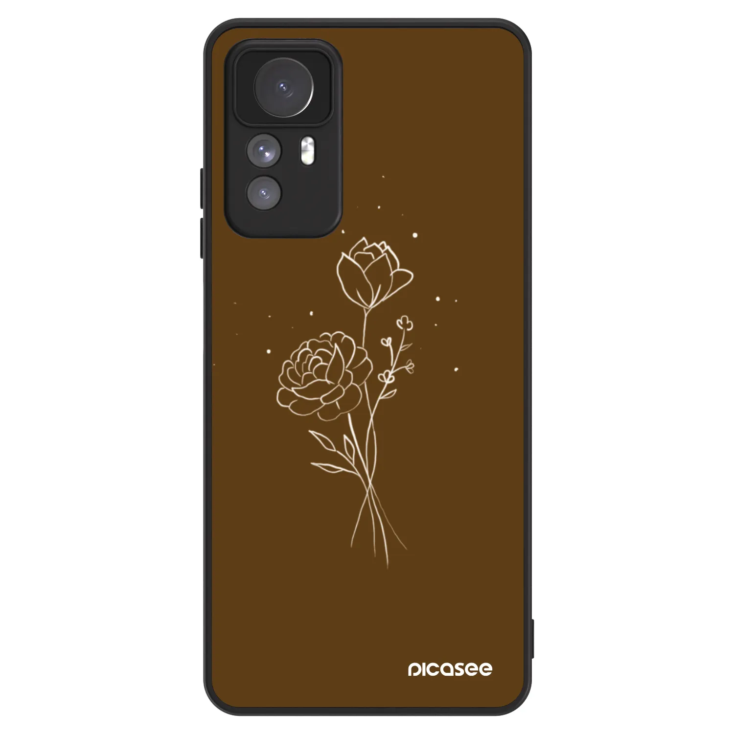 Picasee ULTIMATE CASE za Xiaomi Redmi Note 12S - Brown flowers