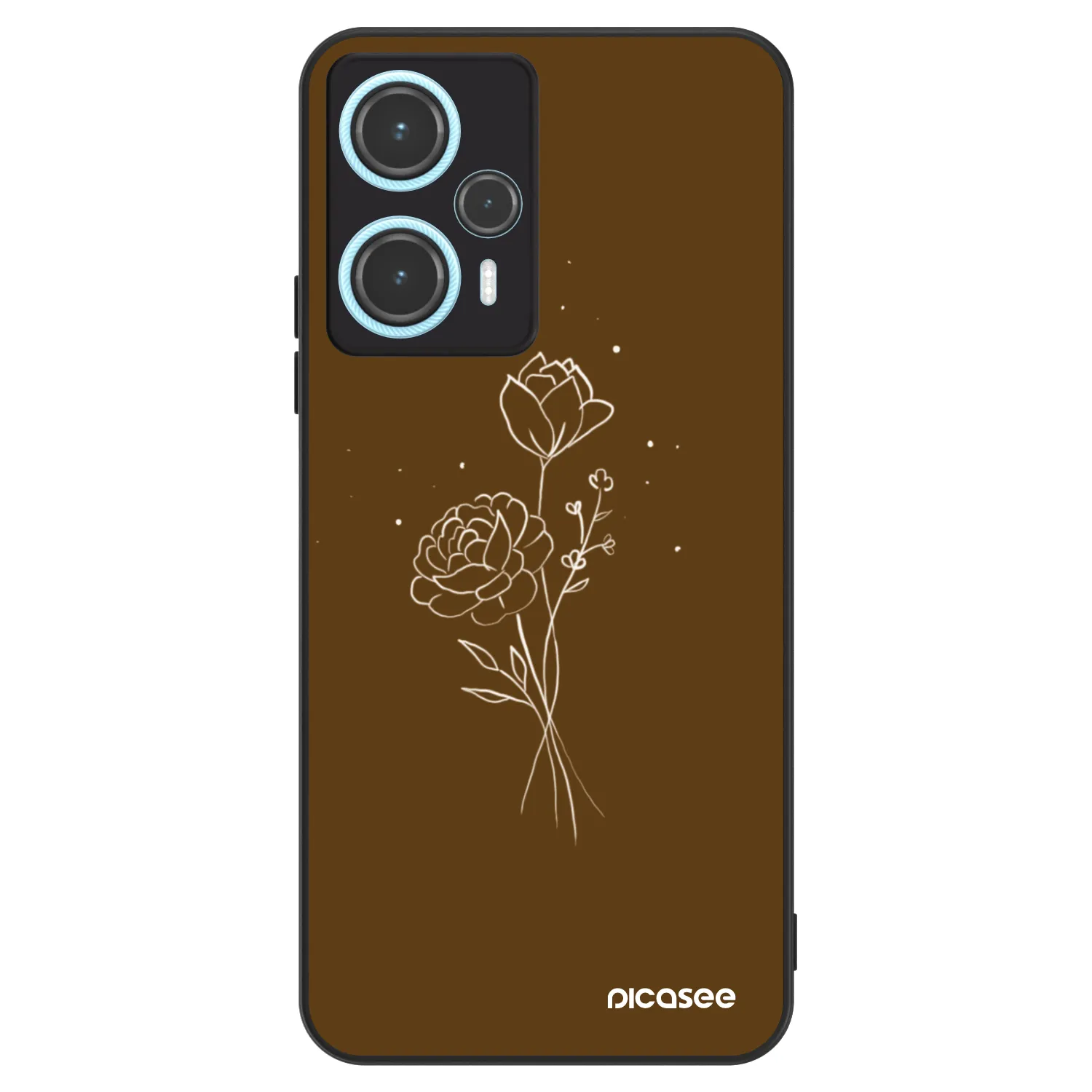 Picasee ULTIMATE CASE za Xiaomi Poco F5 - Brown flowers