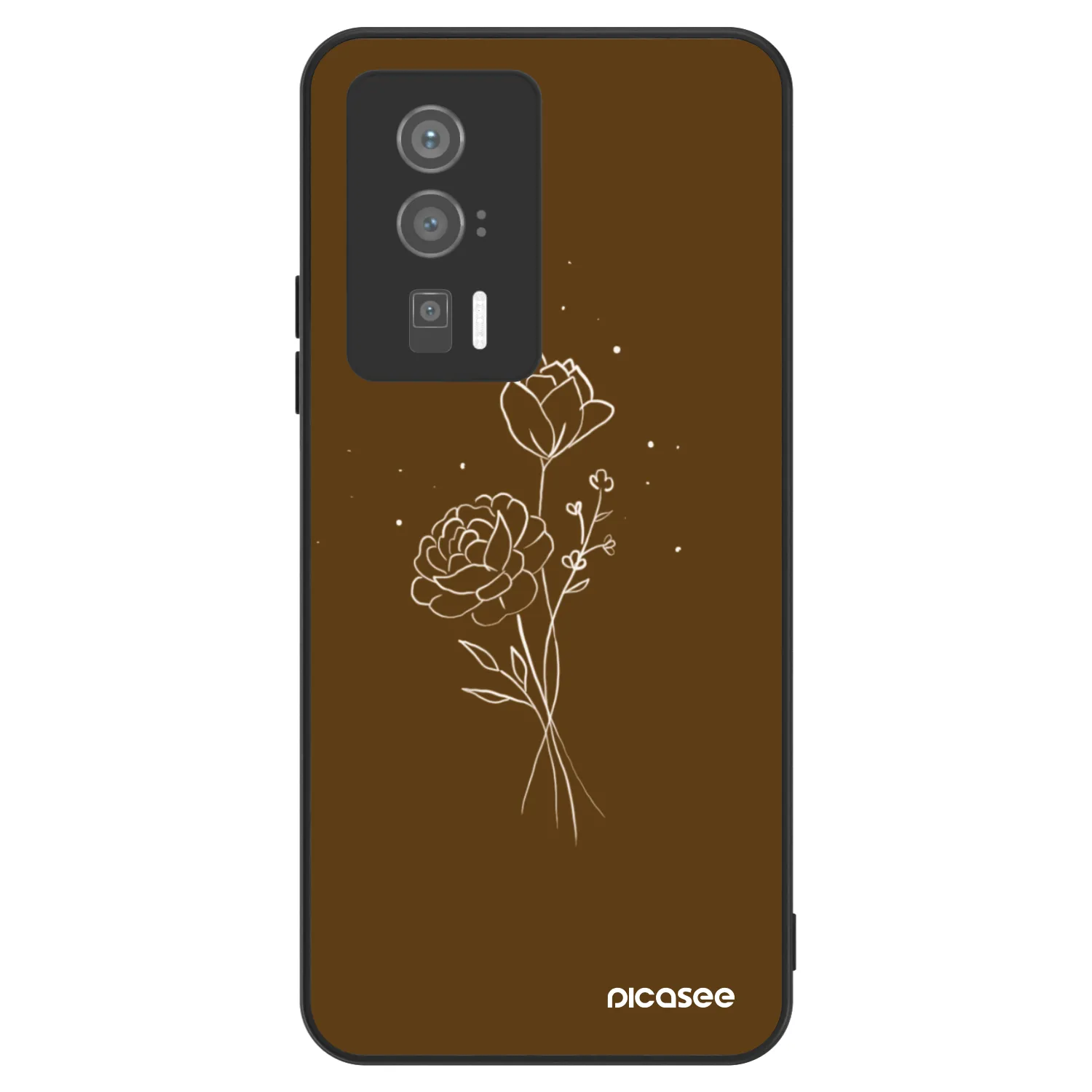 Picasee ULTIMATE CASE za Xiaomi Poco F5 Pro 5G - Brown flowers
