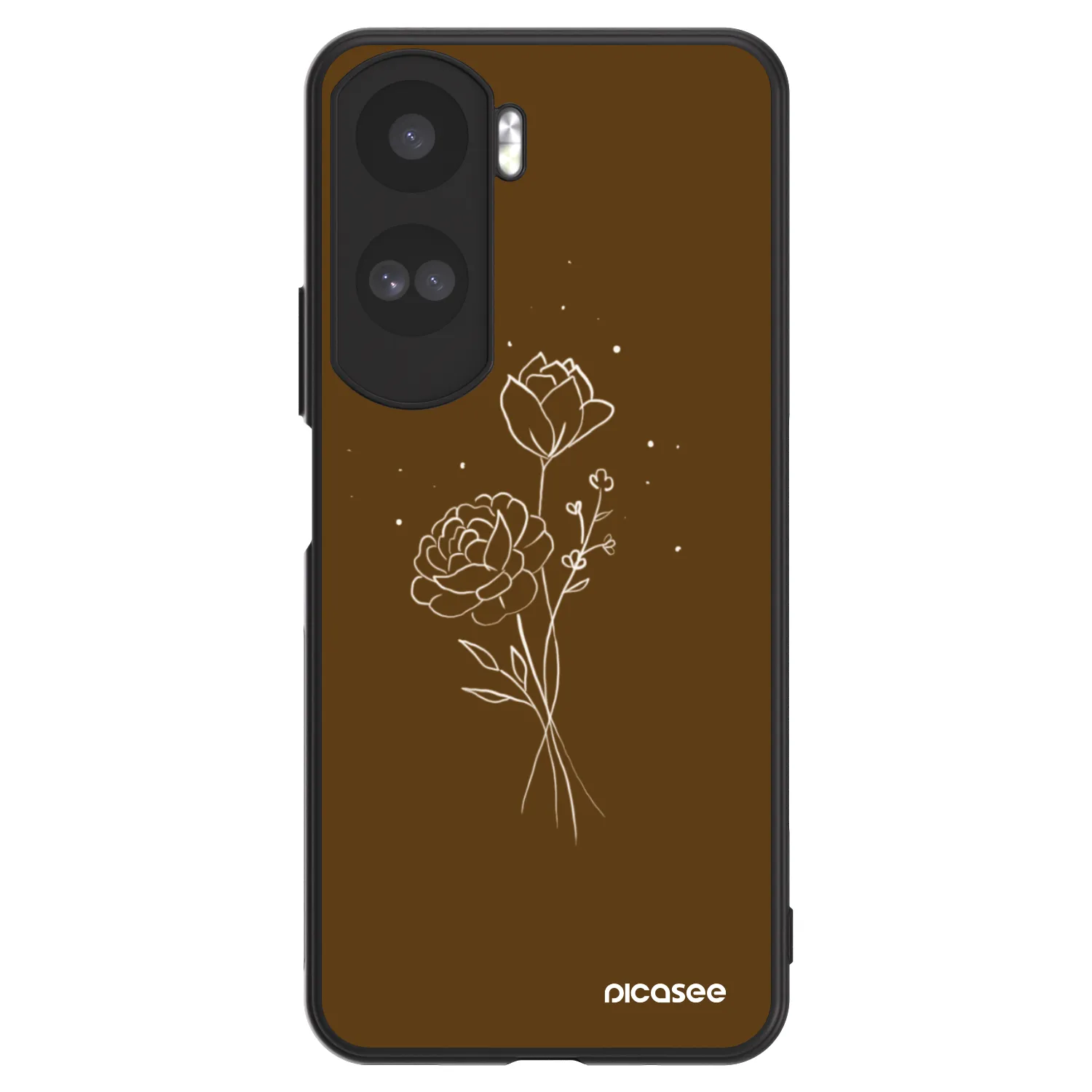 Picasee ULTIMATE CASE za Honor 90 Lite 5G - Brown flowers