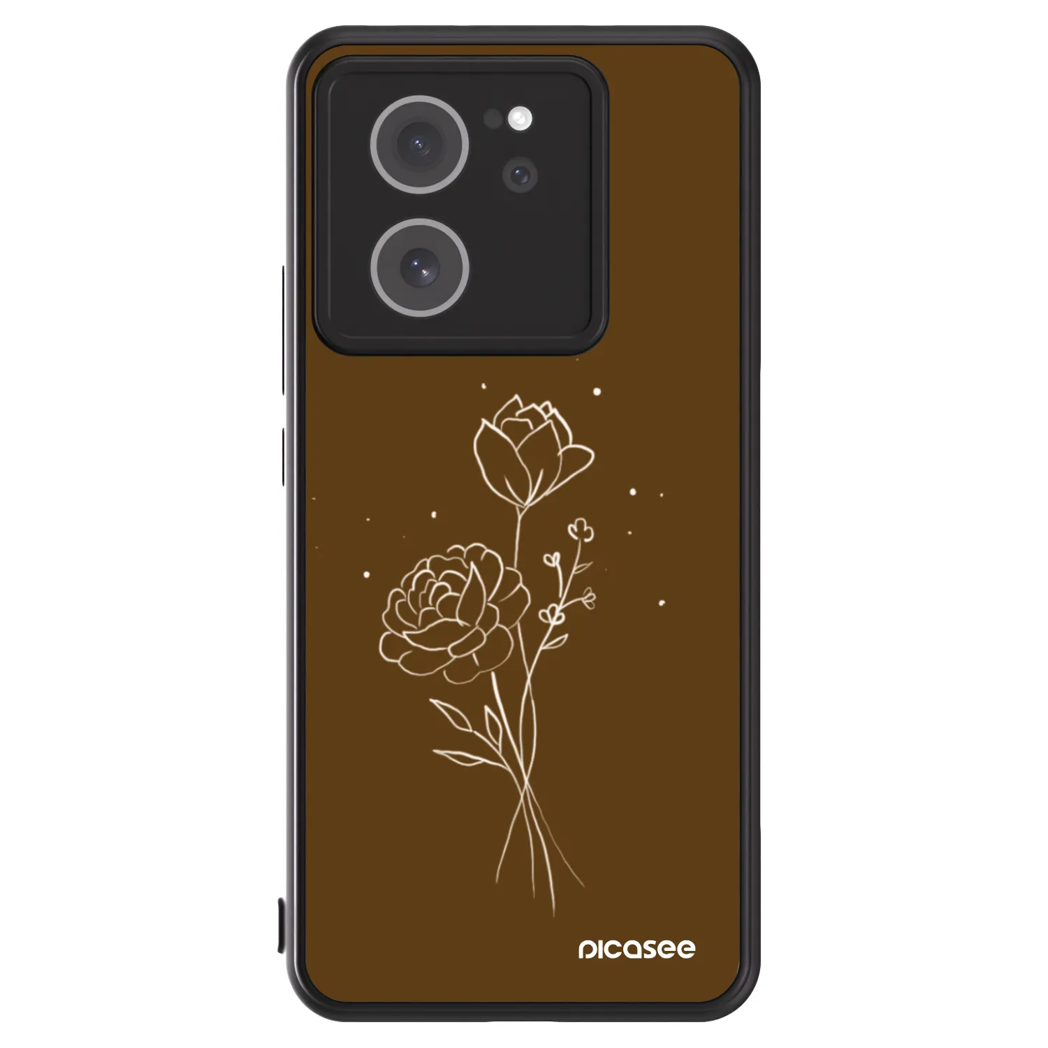 Picasee ULTIMATE CASE za Xiaomi 13T Pro - Brown flowers