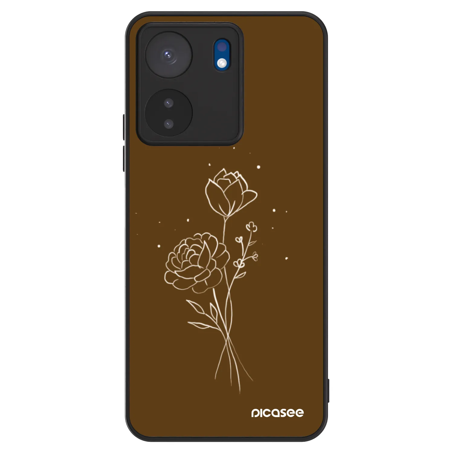 Picasee ULTIMATE CASE za Xiaomi Redmi 13C 4G - Brown flowers
