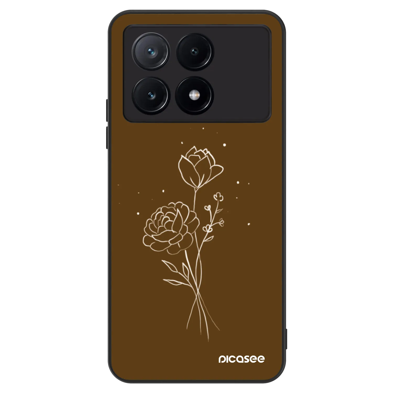Picasee ULTIMATE CASE za Xiaomi Poco X6 Pro - Brown flowers