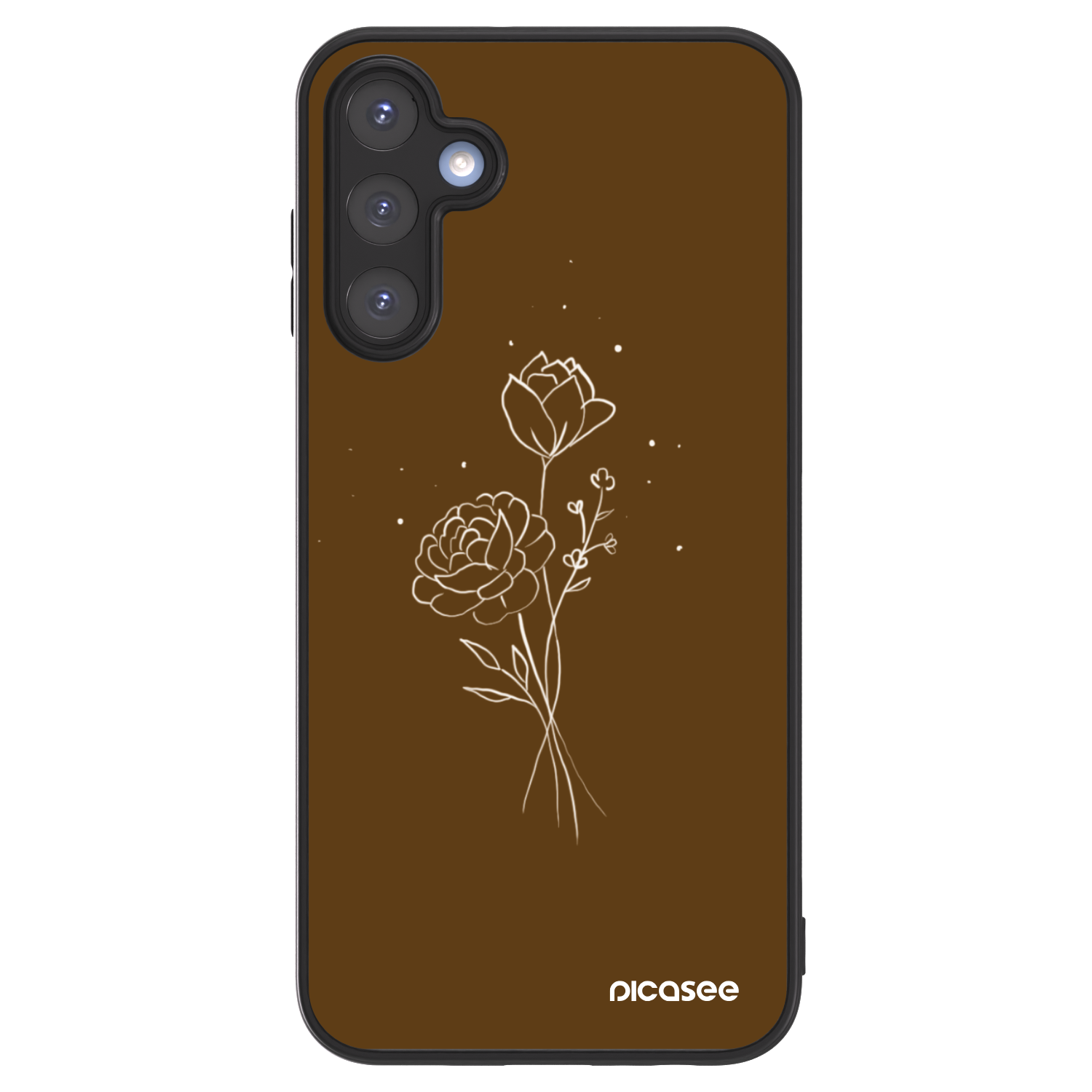 Picasee ULTIMATE CASE za Samsung Galaxy A15 A156B 5G - Brown flowers