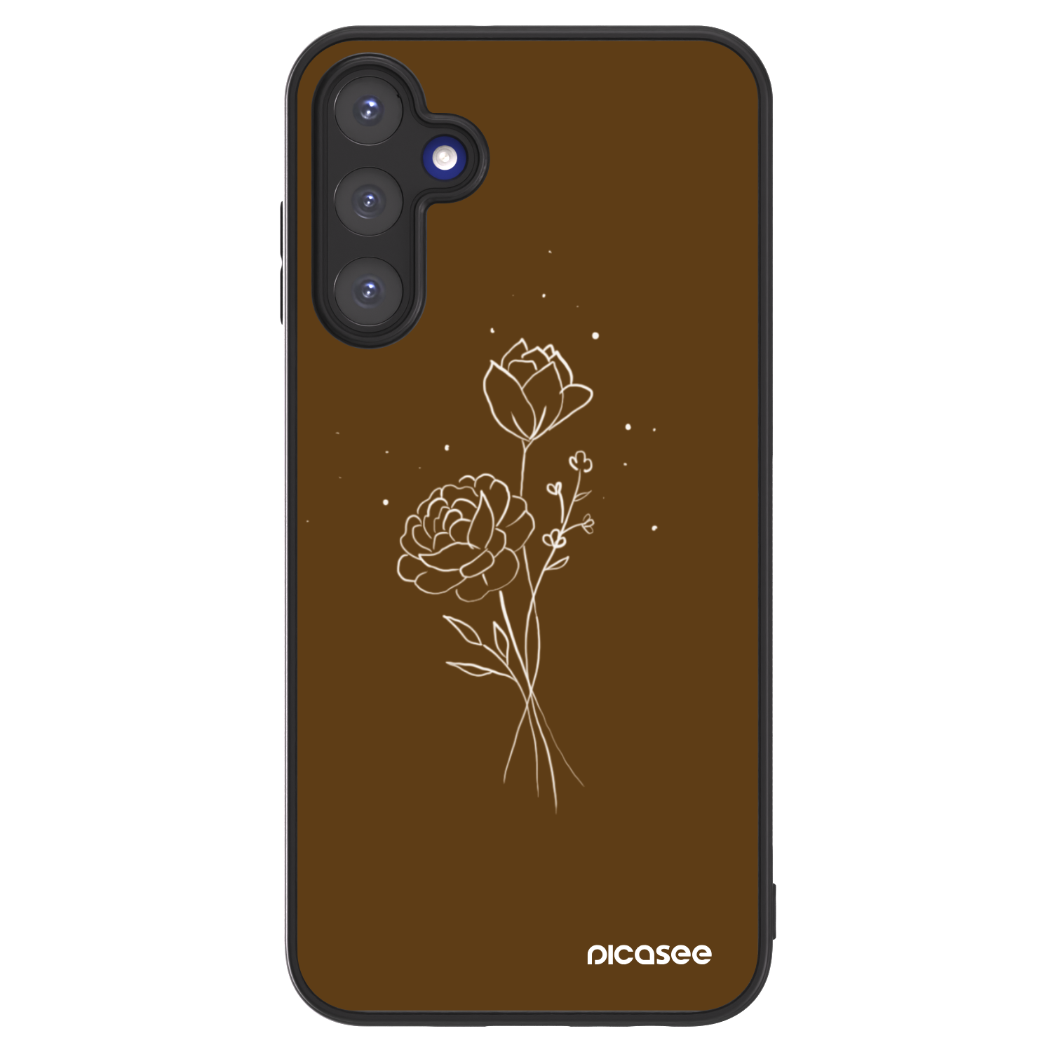 Picasee ULTIMATE CASE za Samsung Galaxy A15 A155F 4G - Brown flowers