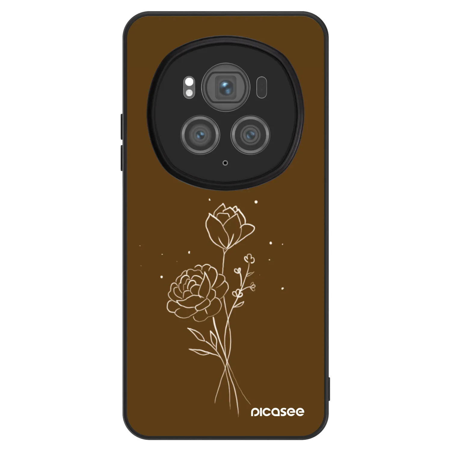 Picasee ULTIMATE CASE za Honor Magic6 Pro - Brown flowers