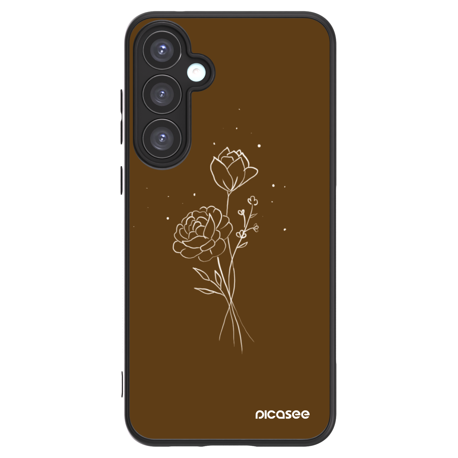 Picasee ULTIMATE CASE za Samsung Galaxy A55 5G A556B - Brown flowers