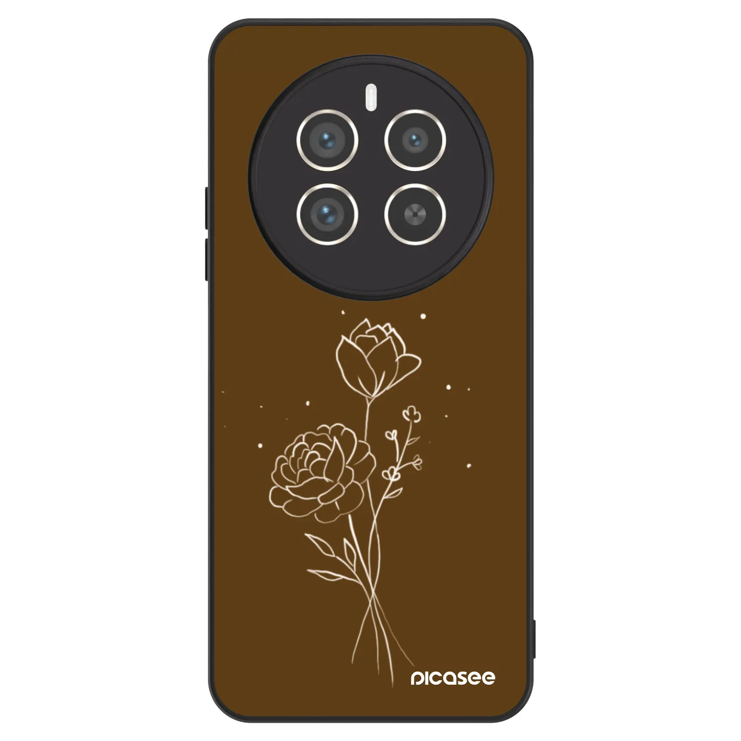 Picasee ULTIMATE CASE za Realme 12 Pro 5G - Brown flowers