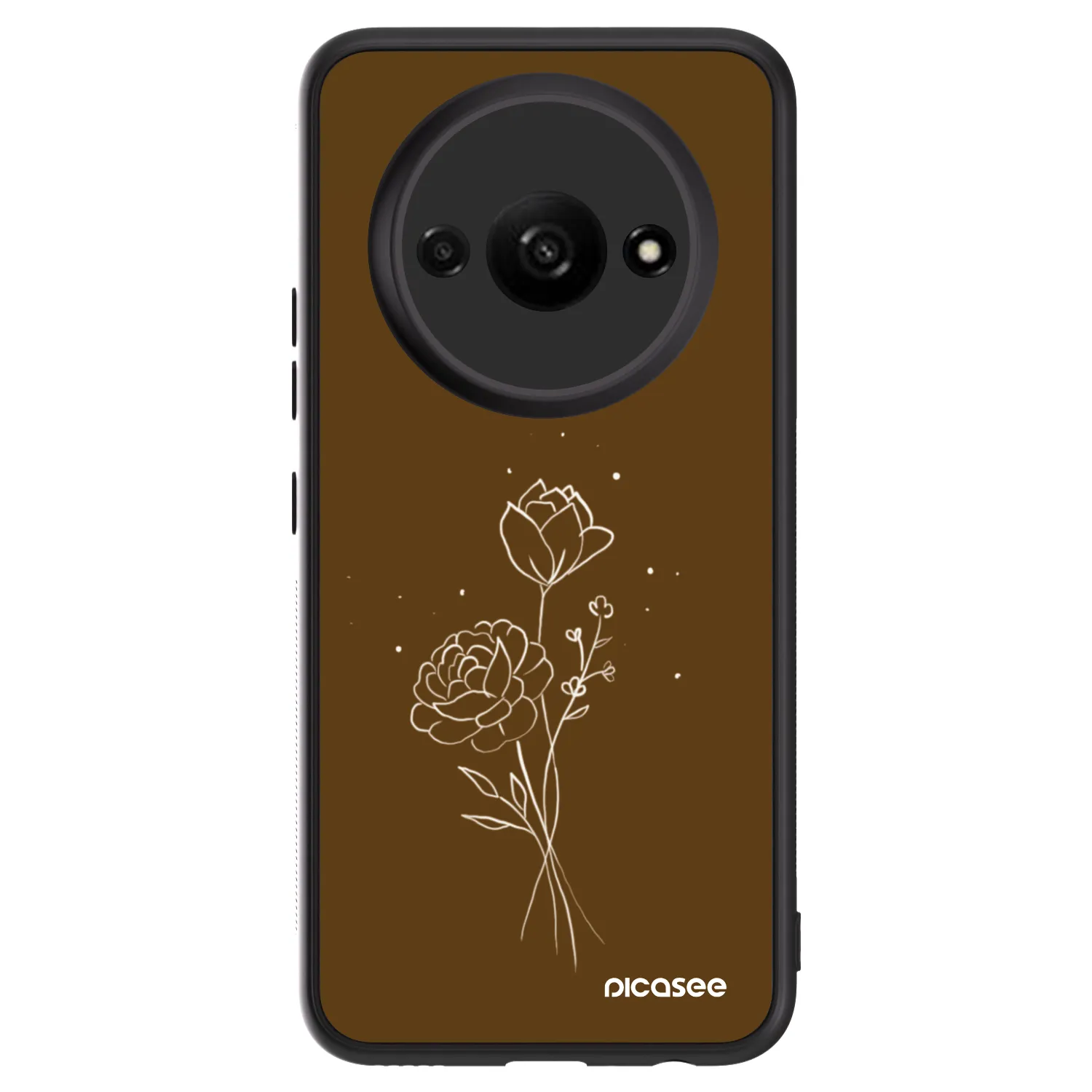 Picasee ULTIMATE CASE za Xiaomi Redmi A3 - Brown flowers