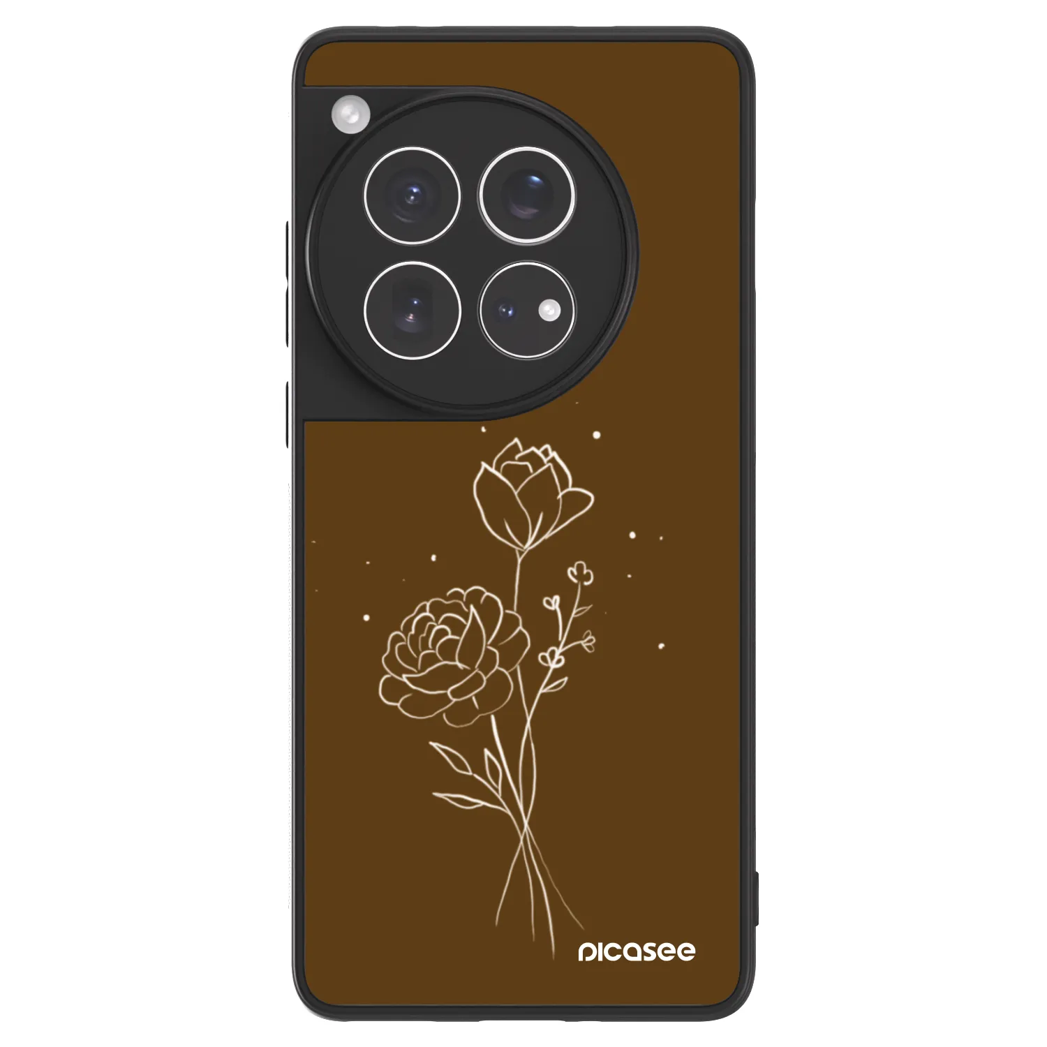 Picasee ULTIMATE CASE za OnePlus 12 5G - Brown flowers