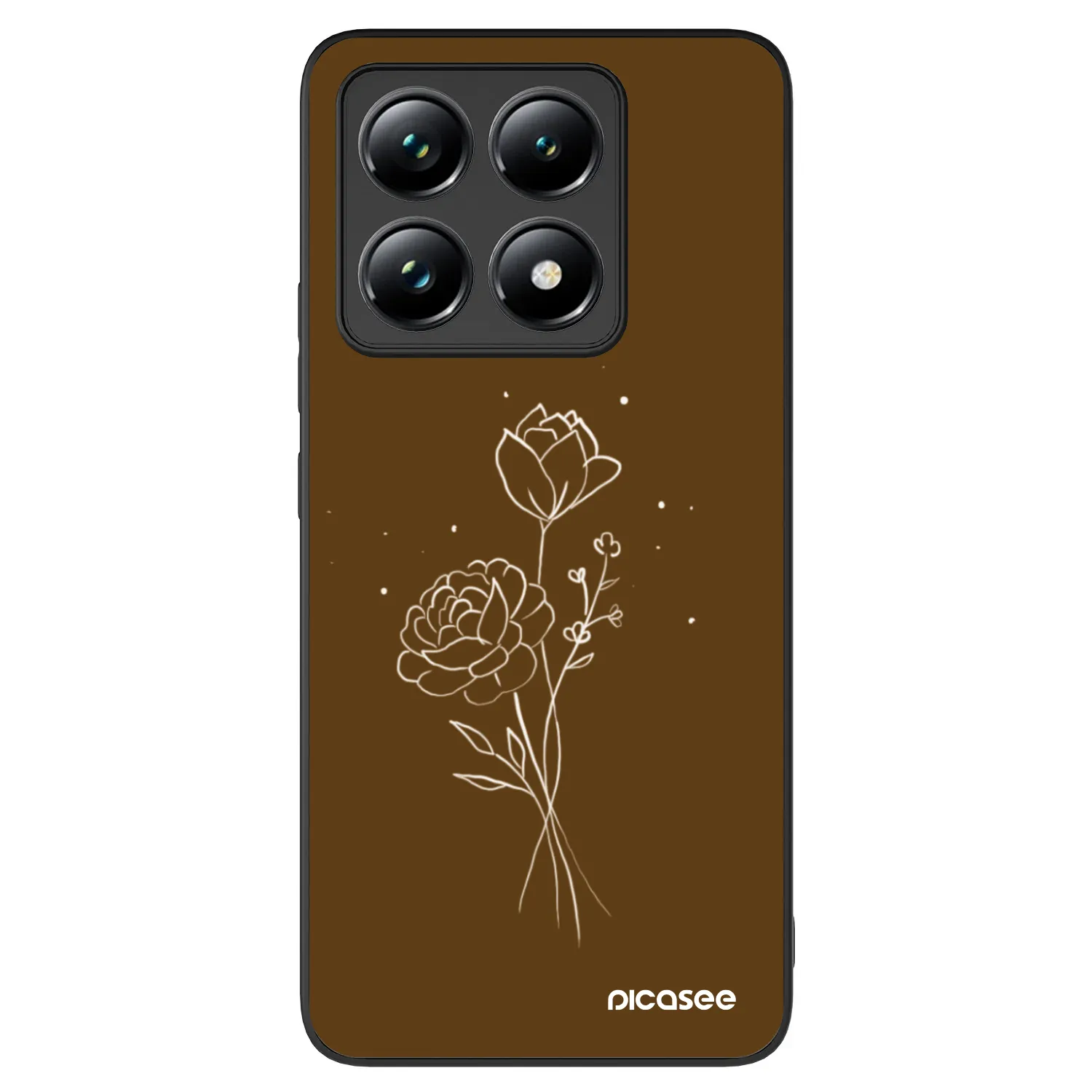Picasee ULTIMATE CASE za Xiaomi 14T - Brown flowers