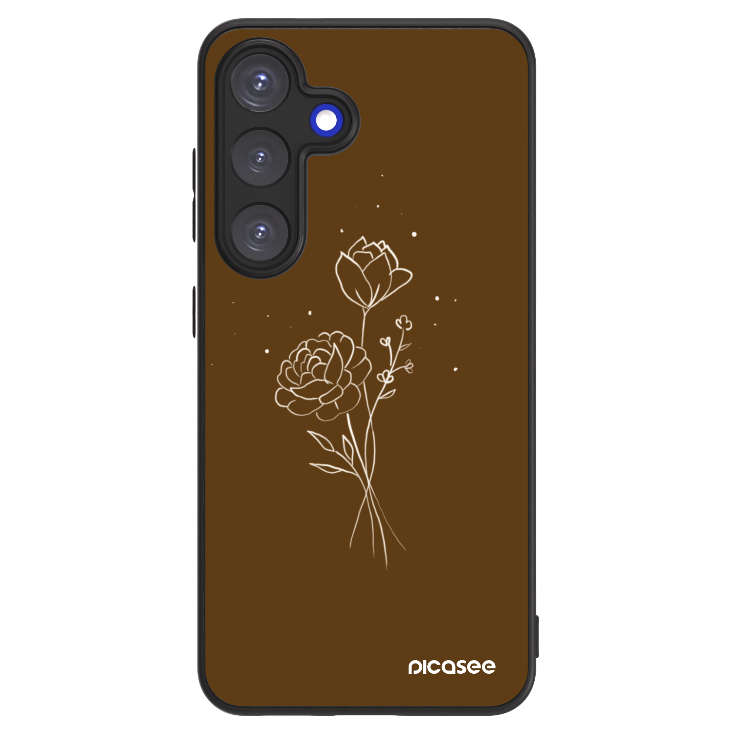 Picasee ULTIMATE CASE PowerShare za Samsung Galaxy S25 5G - Brown flowers