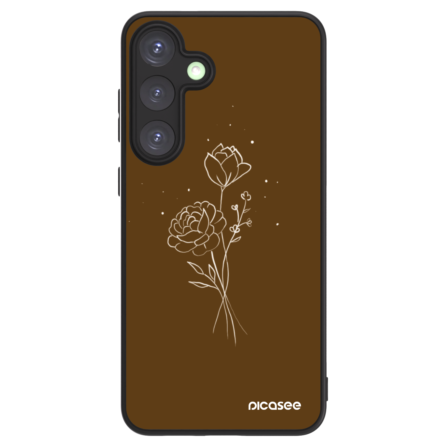 Picasee ULTIMATE CASE PowerShare za Samsung Galaxy S25+ 5G - Brown flowers