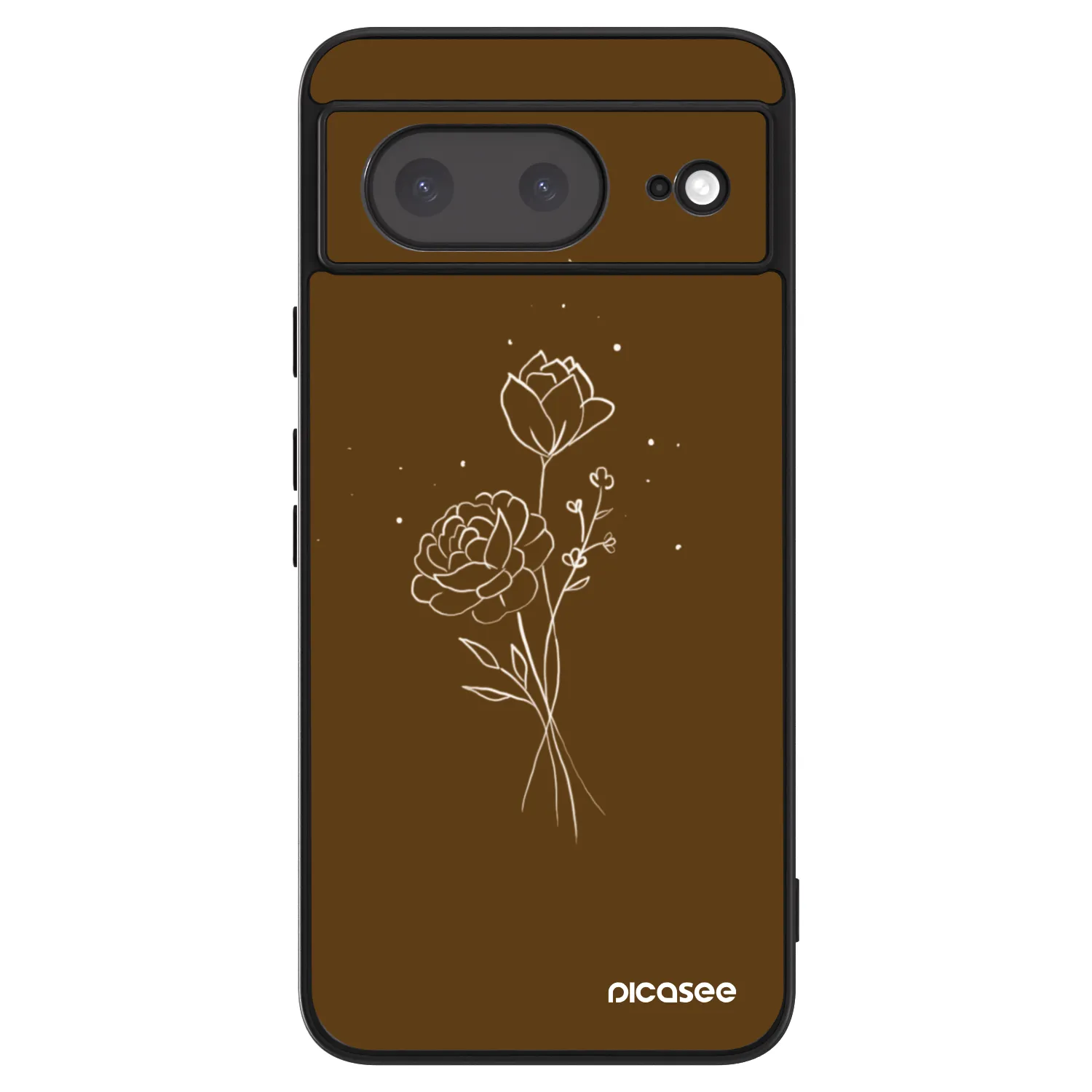 Picasee ULTIMATE CASE za Google Pixel 8a - Brown flowers