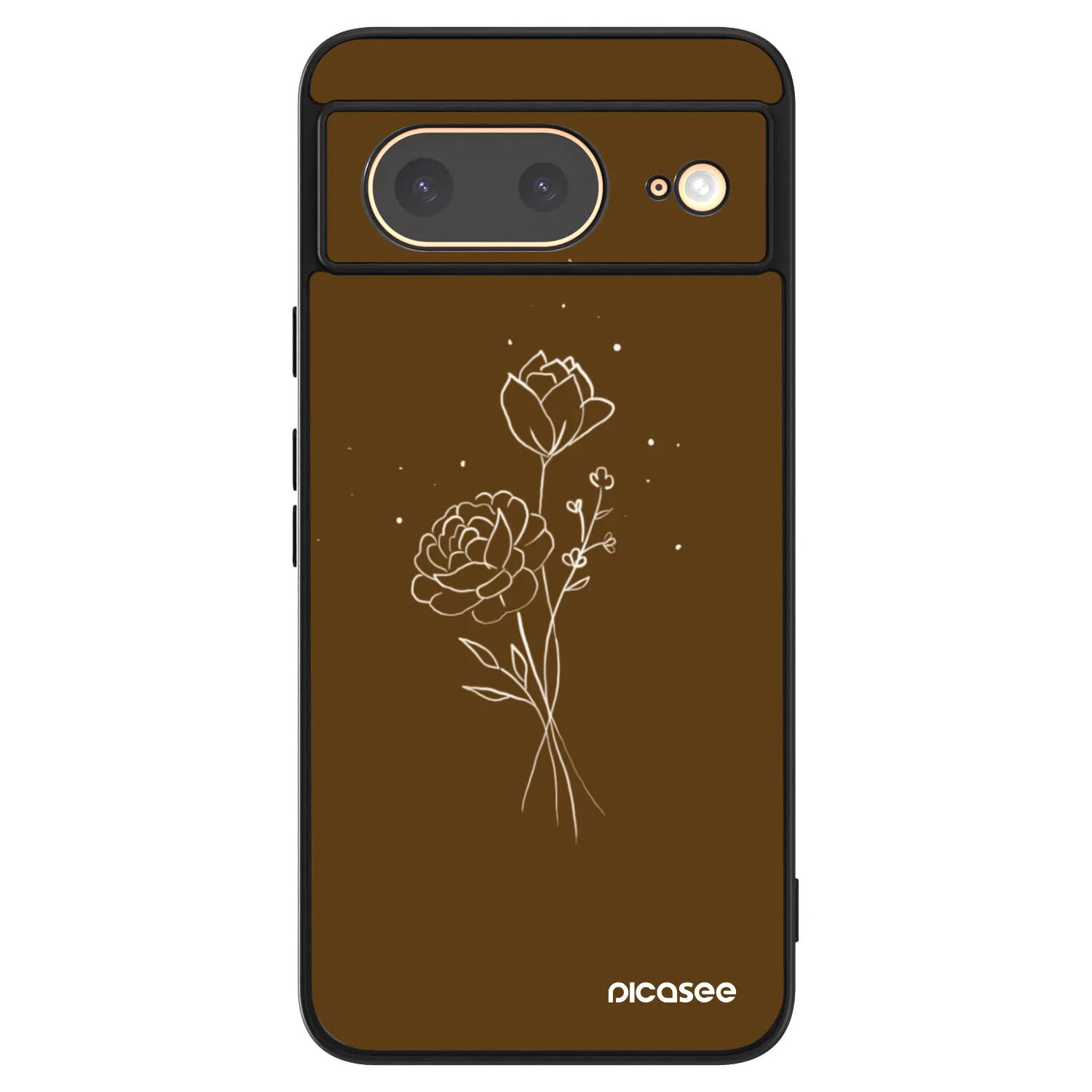 Picasee ULTIMATE CASE za Google Pixel 8 - Brown flowers