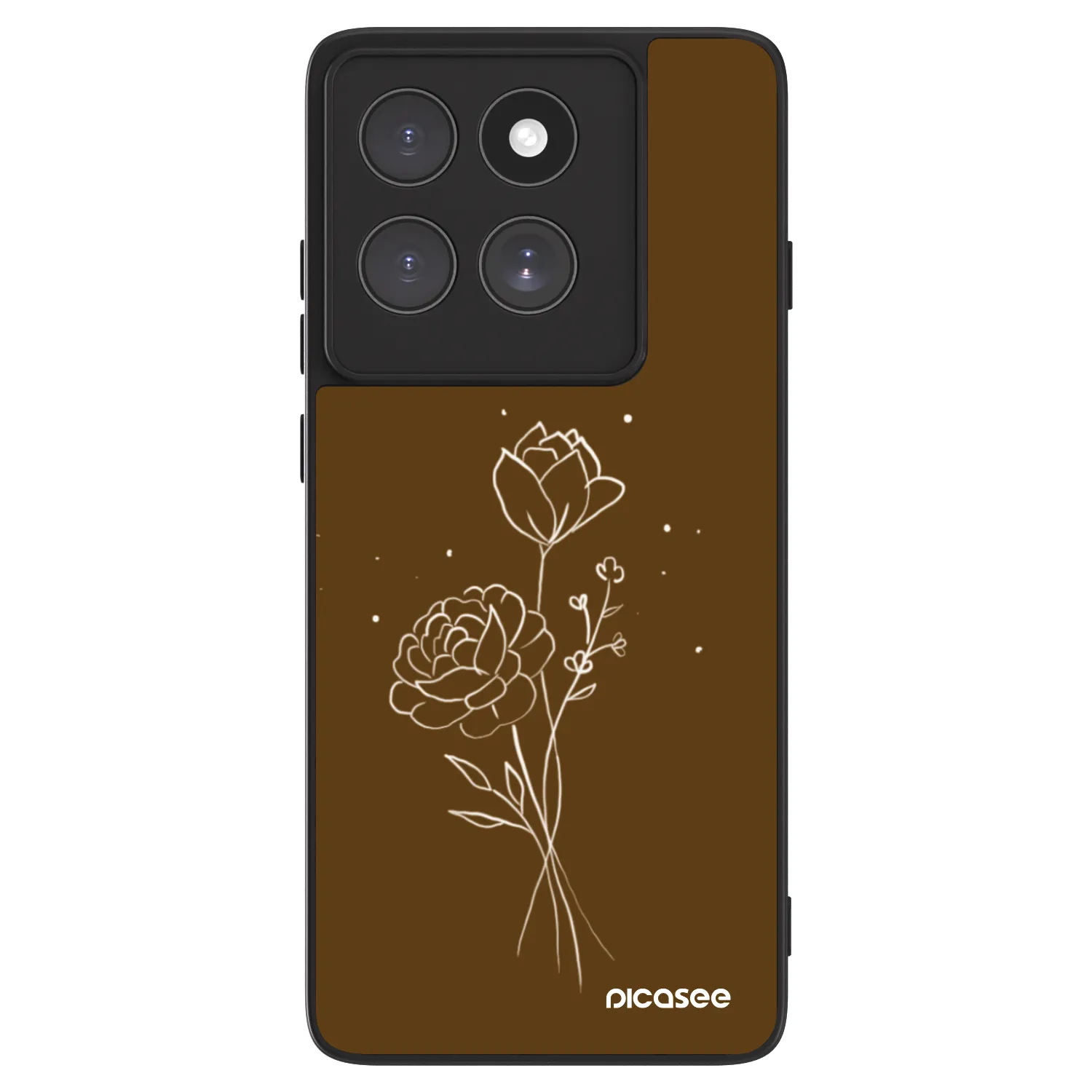 Picasee ULTIMATE CASE za Motorola Edge 60 Fusion - Brown flowers