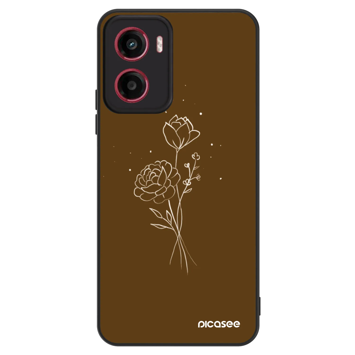 Picasee ULTIMATE CASE za Motorola Moto G05 - Brown flowers