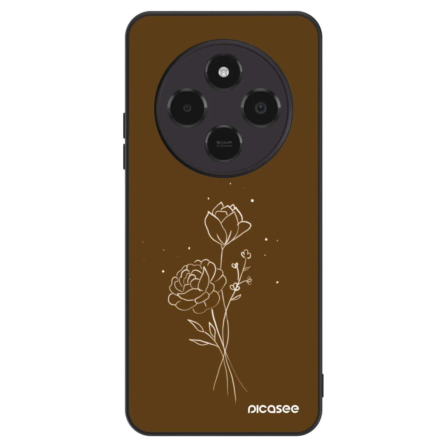 Picasee ULTIMATE CASE za Xiaomi Poco C75 - Brown flowers