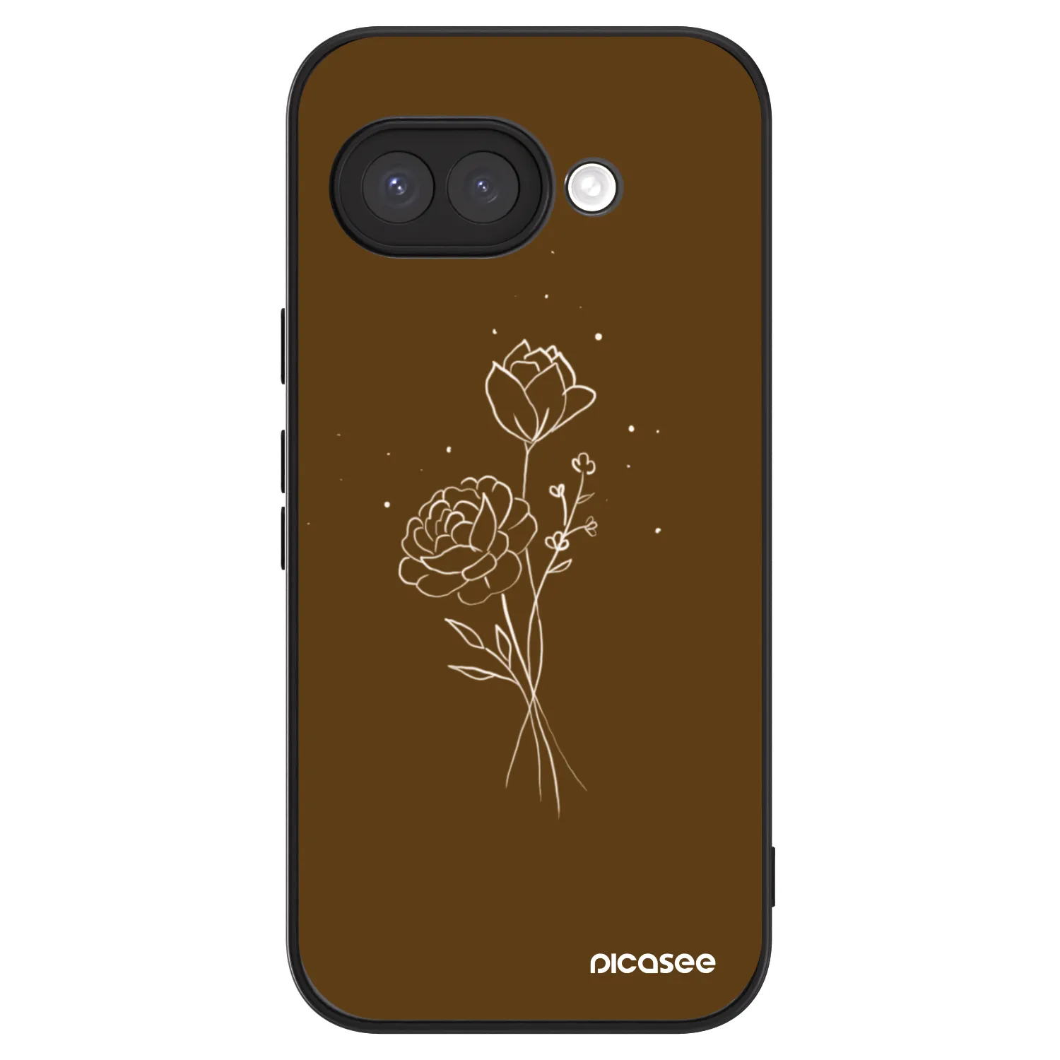 Picasee ULTIMATE CASE za Google Pixel 9a - Brown flowers