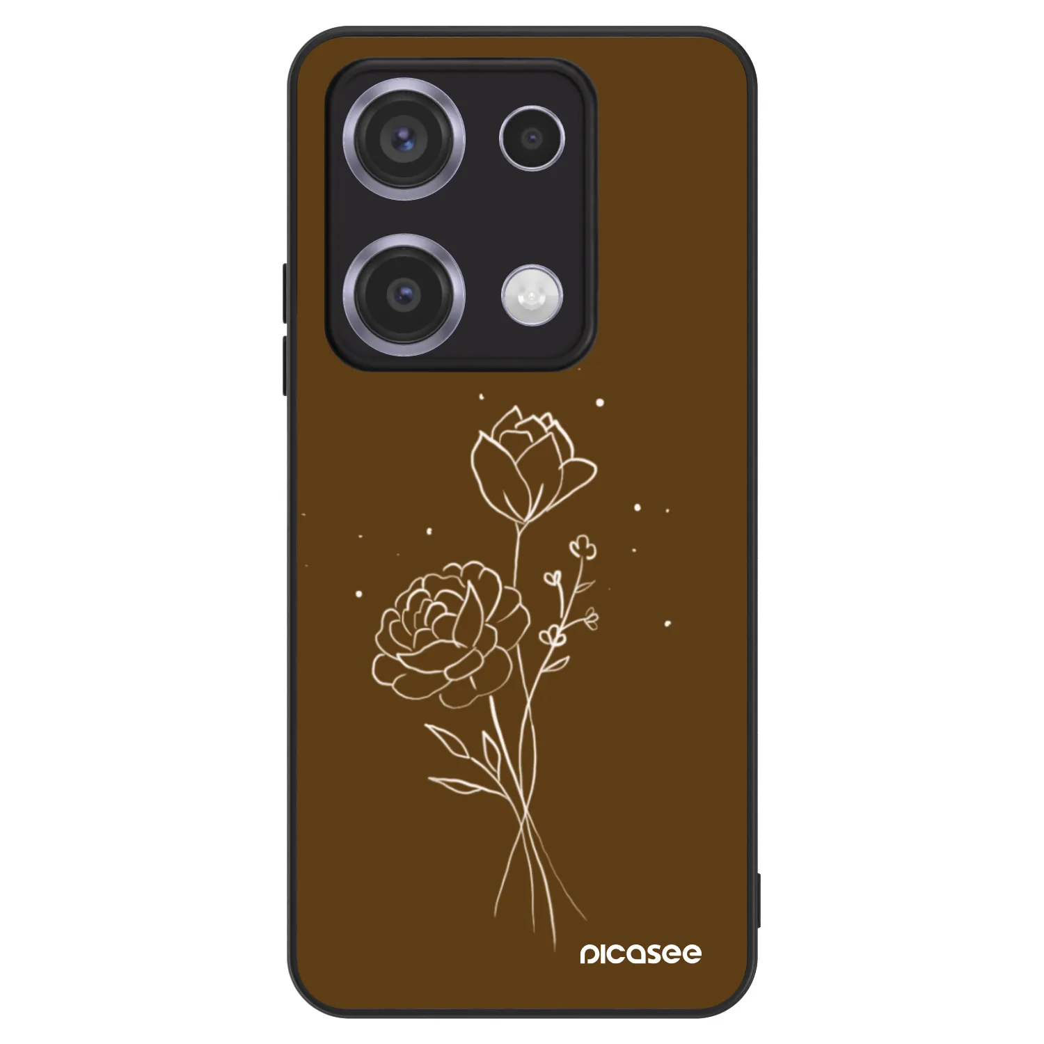Picasee ULTIMATE CASE za Xiaomi Redmi Note 14S - Brown flowers