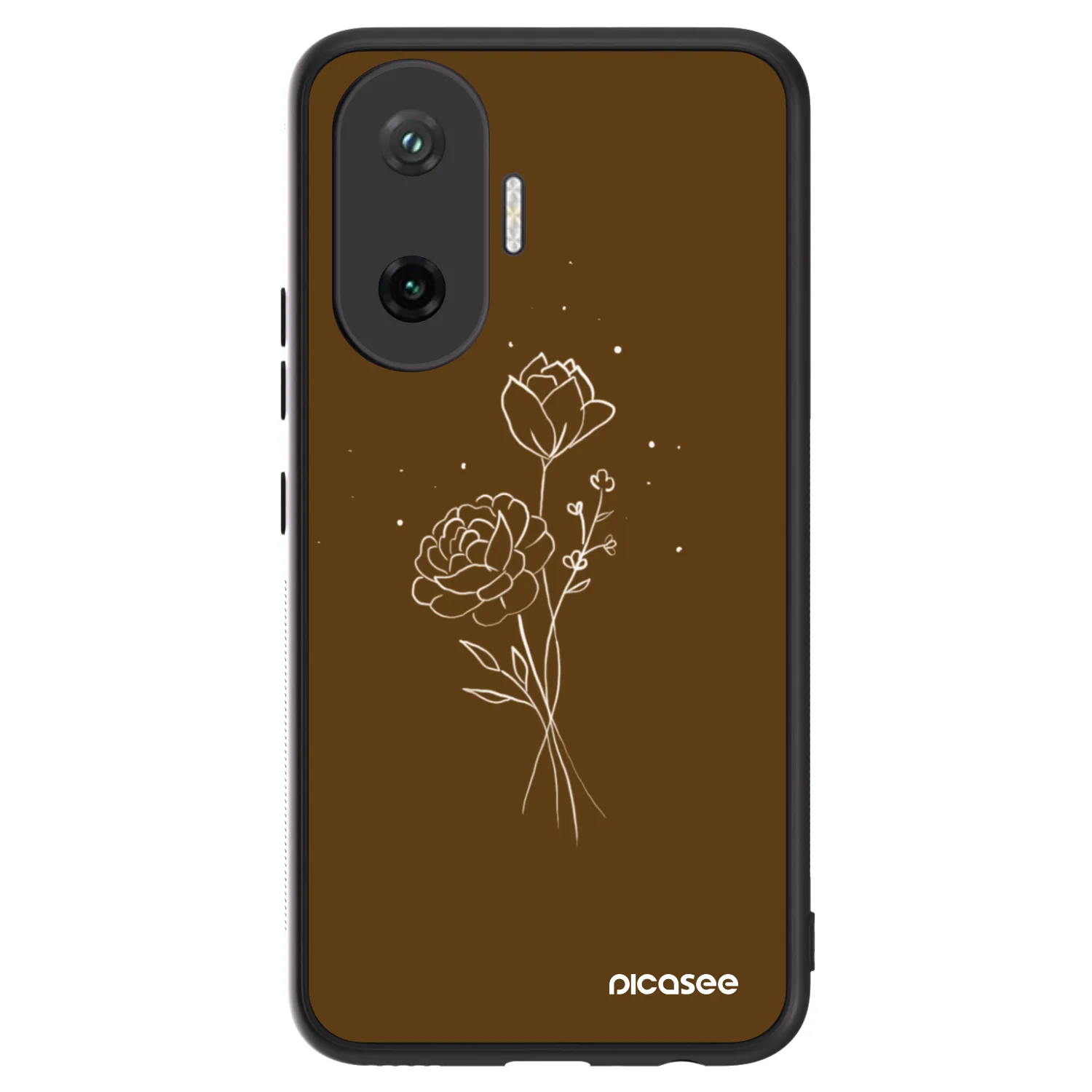 Picasee ULTIMATE CASE za Xiaomi Poco F7 5G - Brown flowers