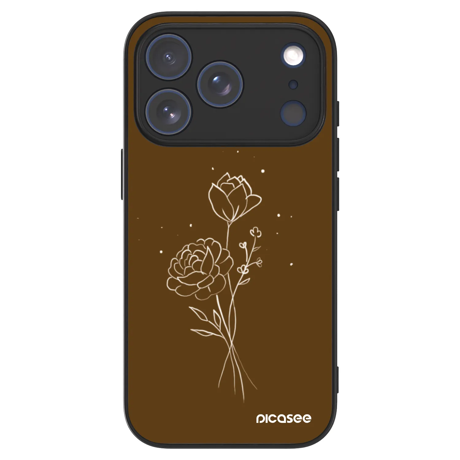 Picasee ULTIMATE CASE za Apple iPhone 17 Pro - Brown flowers