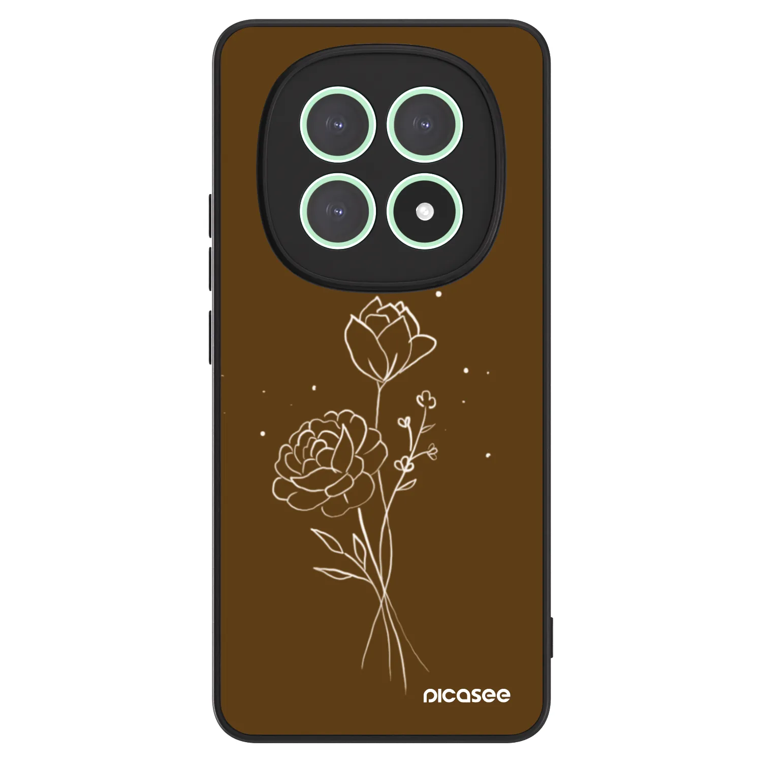 Picasee ULTIMATE CASE za Xiaomi Redmi Note 15 - Brown flowers