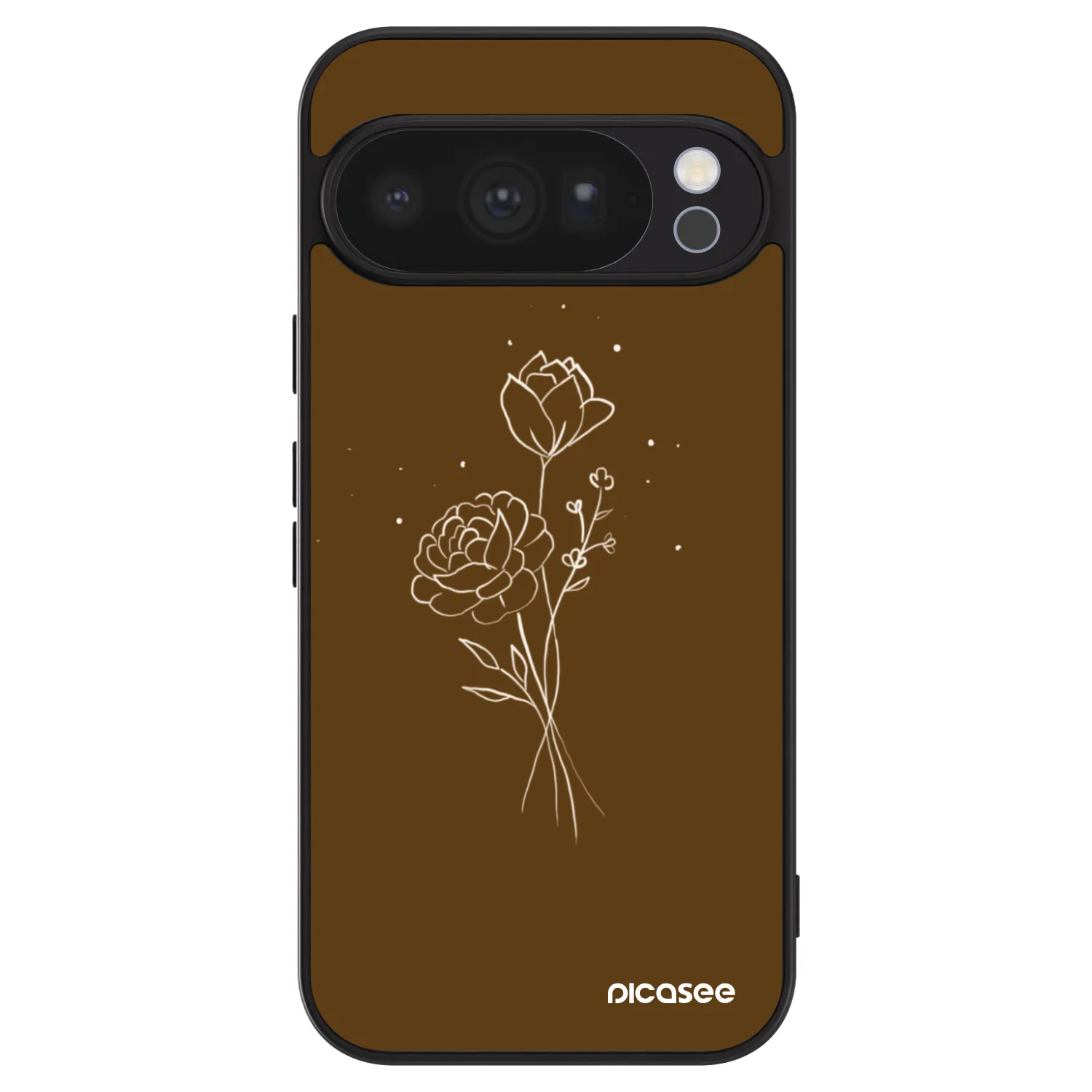 Picasee ULTIMATE CASE za Google Pixel 10 Pro - Brown flowers