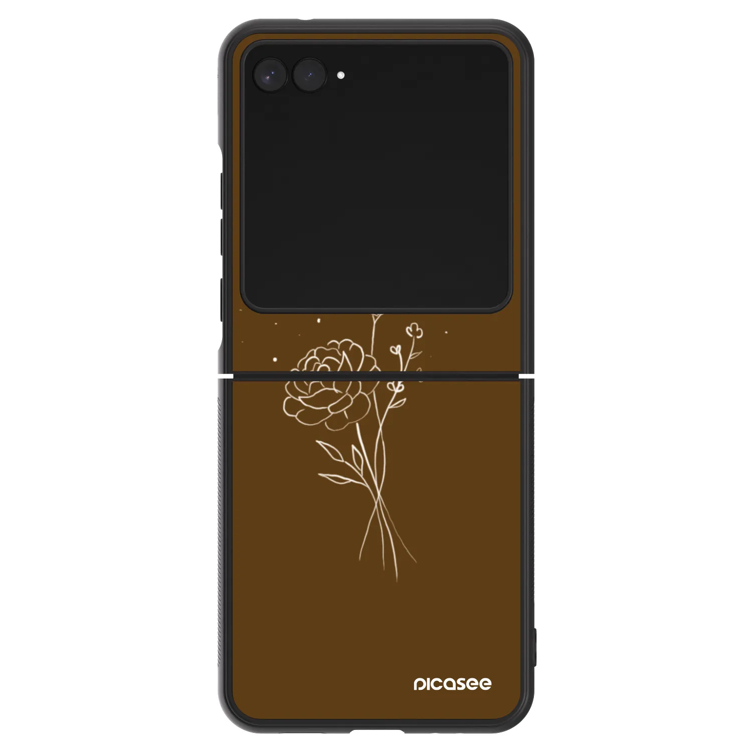 Picasee ULTIMATE CASE za Motorola Razr 60 - Brown flowers
