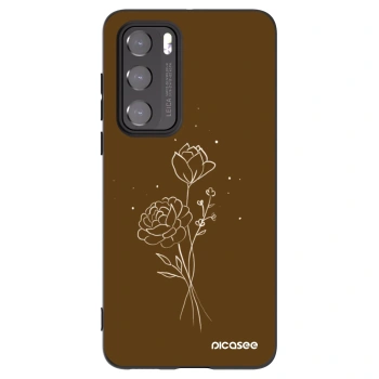 Maskica za Huawei P40 - Brown flowers