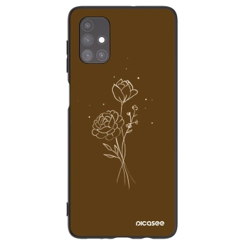 Maskica za Samsung Galaxy M51 M515F - Brown flowers