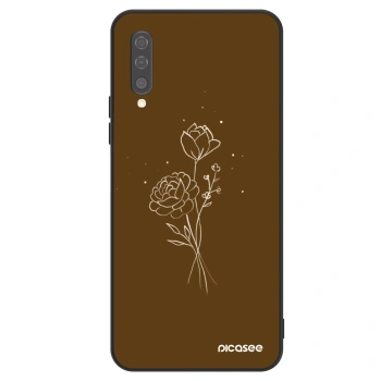 Maskica za Samsung Galaxy A50 A505F - Brown flowers