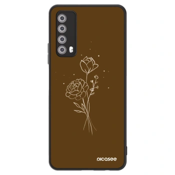 Maskica za Huawei P Smart 2021 - Brown flowers