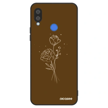 Maskica za Huawei Nova 3 - Brown flowers
