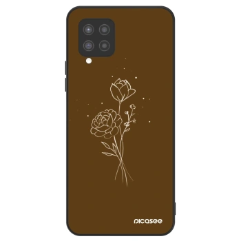 Maskica za Samsung Galaxy A42 A426B - Brown flowers