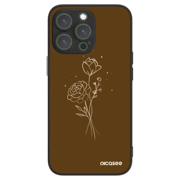 Picasee ULTIMATE CASE za Apple iPhone 13 Pro - Brown flowers