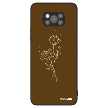 Maskica za Xiaomi Poco X3 Pro - Brown flowers