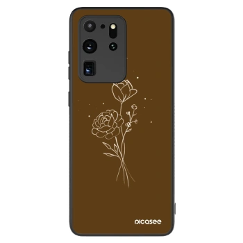 Maskica za Samsung Galaxy S20 Ultra 5G G988F - Brown flowers