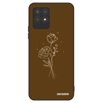 Maskica za Realme 8i - Brown flowers