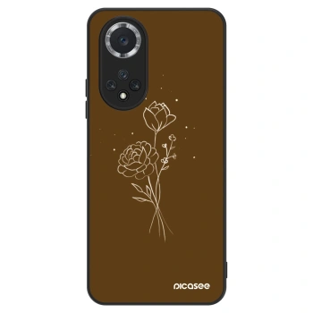 Maskica za Huawei Nova 9 SE - Brown flowers