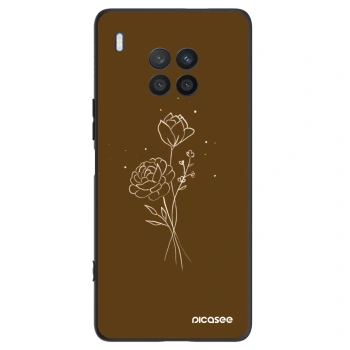Maskica za Honor 50 Lite - Brown flowers