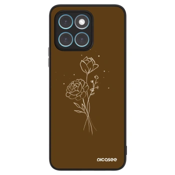 Maskica za Honor X8 4G - Brown flowers