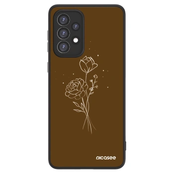 Picasee ULTIMATE CASE za Samsung Galaxy A33 5G A336 - Brown flowers